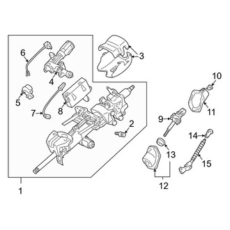 Lexus OE - Steering Column Assembly