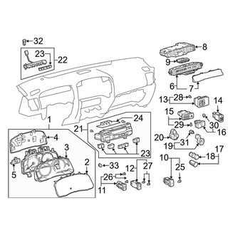 Lexus OE - Instrument Panel - Cluster & Switches