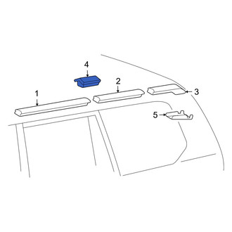 Lexus OE - Roof Drip Molding Cap