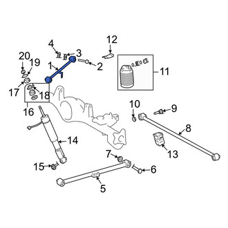 Lexus OE - Rear Left Upper Suspension Control Arm