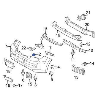 Lexus OE - Rear Bumper Cover Grommet
