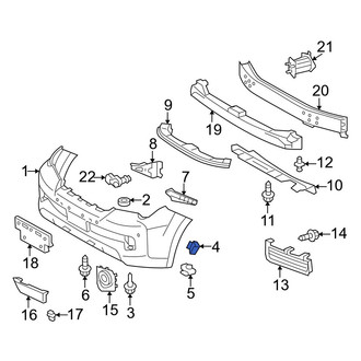 Lexus OE - Lower Bumper Cover Retainer