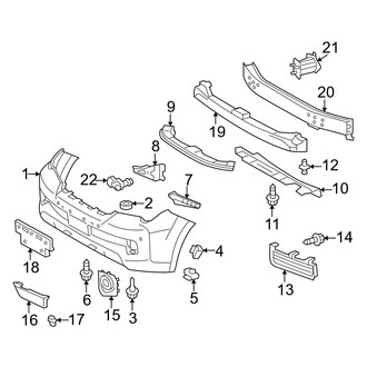 Lexus OE - Front Bumper - Bumper & Components