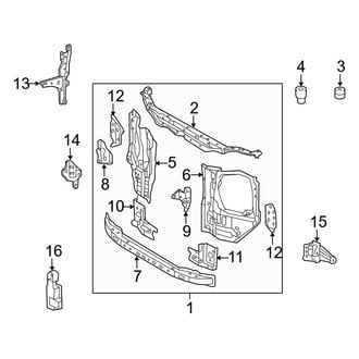 Lexus OE - Radiator Support