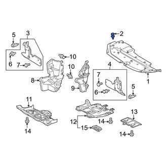Lexus OE - Engine Cover Clip
