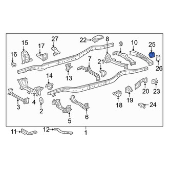Lexus OE - Left Frame Stiffener