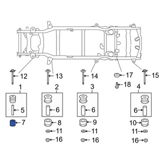 Lexus OE - Lower Body Mount Cushion