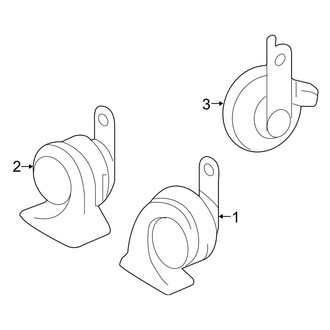 Lexus OE - Electrical - Horn (Base / Luxury / Premium)