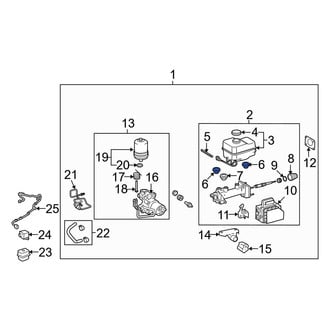 Lexus OE - Brake Master Cylinder Reservoir Grommet