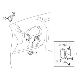 Lexus OE - Electrical - Fuse & Relay (Instrument Panel Compartment)