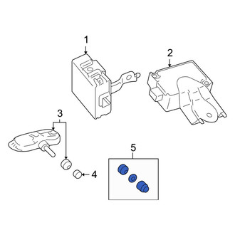 Lexus OE - Tire Pressure Monitoring System (TPMS) Sensor Service Kit