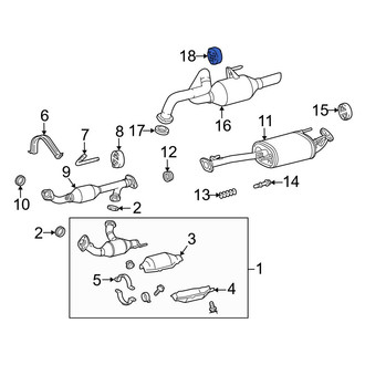 Lexus OE - Exhaust System Hanger