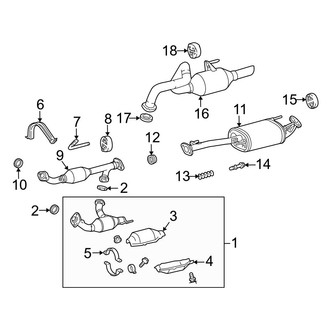 Lexus OE - Exhaust System - Exhaust Components