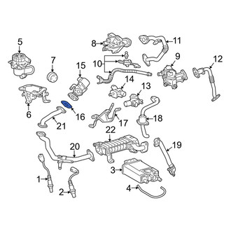 Lexus OE - Exhaust Gas Recirculation (EGR) Valve Gasket