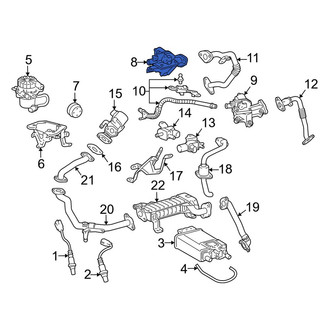 Lexus OE - Right Secondary Air Injection Control Valve
