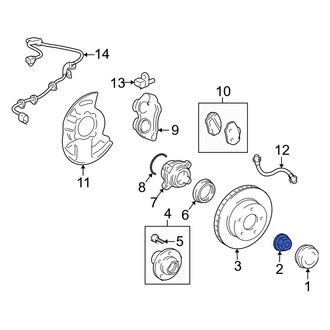 Lexus OE - Front Axle Nut