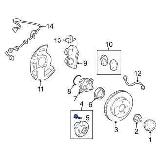 Lexus OE - Rear Wheel Lug Stud