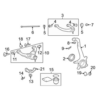 Lexus OE - Front Suspension Ball Joint Lock Pin