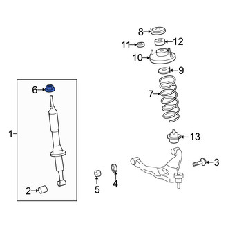 Lexus OE - Upper Suspension Shock Absorber Nut