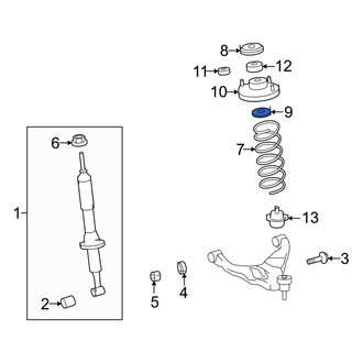 Lexus OE - Front Lower Coil Spring Retainer