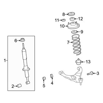 Lexus OE - Front Suspension - Shocks & Components