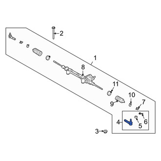 Lexus OE - Outer Steering Tie Rod End