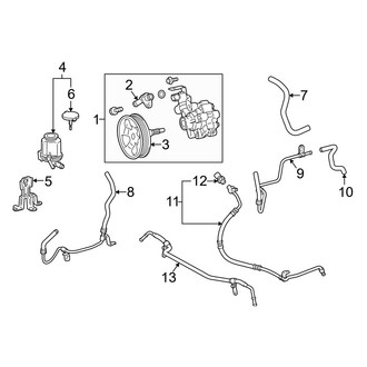 Lexus OE - Steering Gear & Linkage - Pump & Hoses