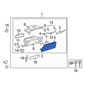 Lexus OE - Front Glove Box Door