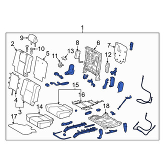 Lexus OE - Center Right Seat