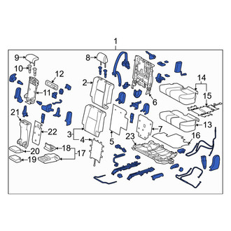 Lexus OE - Center Left Seat