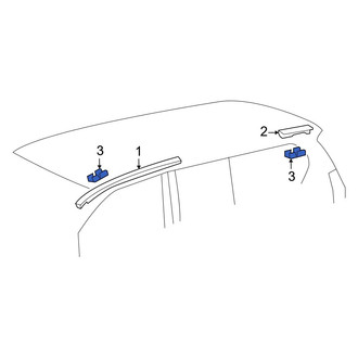 Lexus OE - Roof Drip Molding Clip