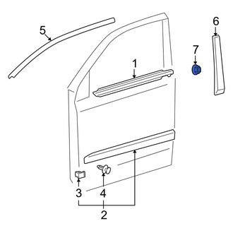 Lexus OE - Door Applique Clip