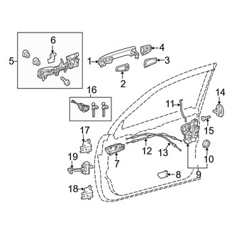 Lexus OE - Front Door - Lock & Hardware
