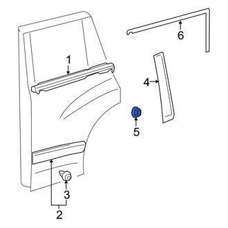 Lexus OE - Door Applique Clip
