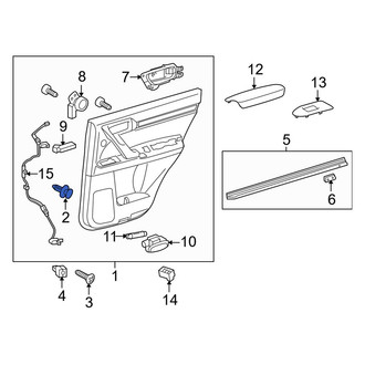 Lexus OE - Door Interior Trim Panel Retainer