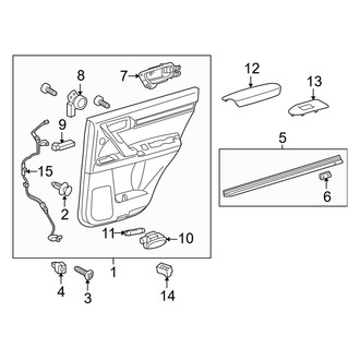 Lexus OE - Rear Door - Interior Trim