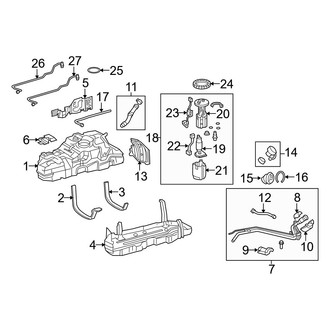 Lexus OE - Fuel System Components