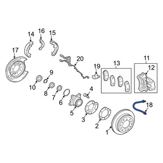 Lexus OE - Front Brake Hydraulic Hose