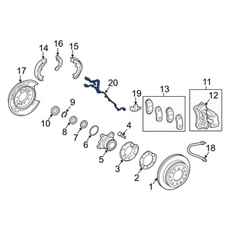 Lexus OE - Rear ABS Wheel Speed Sensor Wiring Harness