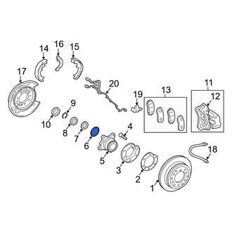 Lexus OE - Wheel Bearing O-Ring