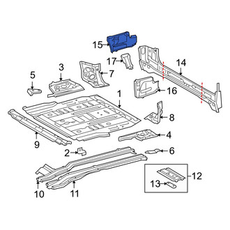 Lexus OE - Rear Right Floor Extension