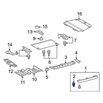 Lexus OE - Door Sill Plate Clip