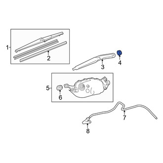 Lexus OE - Wiper Arm Nut