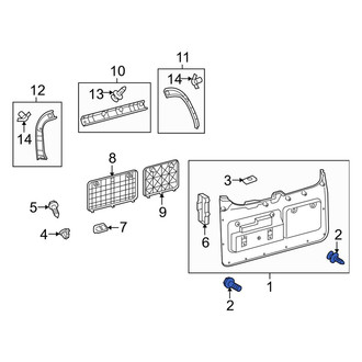 Lexus OE - Door Interior Trim Panel Retainer