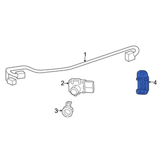 Lexus OE - Rear Parking Aid Sensor Clip
