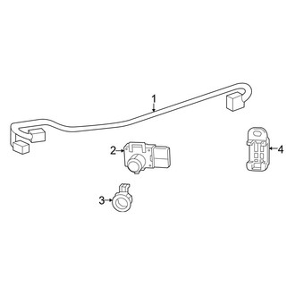 Lexus OE - Rear Bumper - Electrical Components