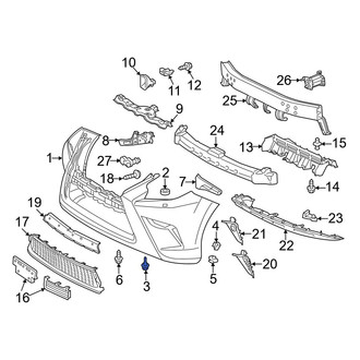 Lexus OE - Bumper Cover Bolt