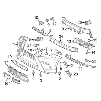 Lexus OE - Lower Bumper Cover Retainer
