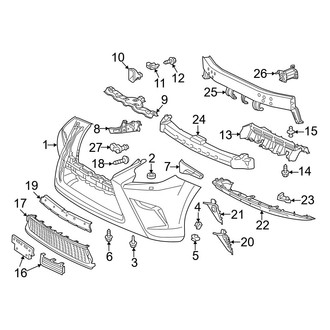 Lexus OE - Front Bumper - Bumper & Components