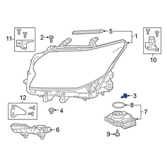 Lexus OE - Fender Liner Access Cover Screw